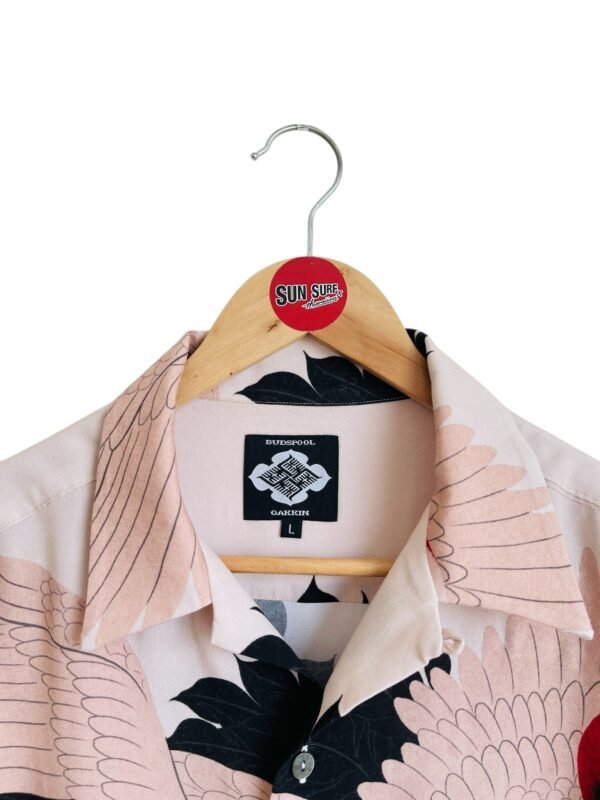 GAKKIN × BUDSPOOL 廻り花 HAWAIIAN SHIRT - Image 2
