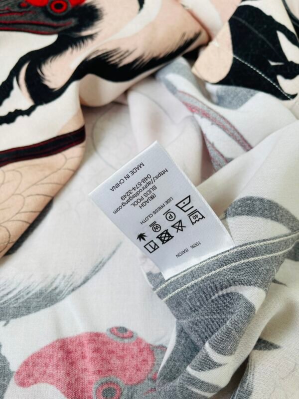 GAKKIN × BUDSPOOL 廻り花 HAWAIIAN SHIRT - Image 7