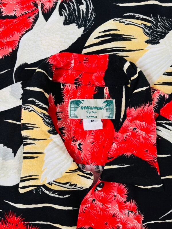 KAMEHAMEHA HAWAIIAN SHIRT " CRANE'S WORD OF COMMAND " - Image 4
