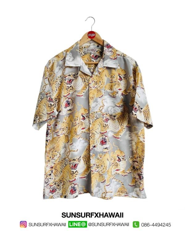 STEVENSON HAWAIIN SHIRT 'ONE HUNDRED TIGERS'