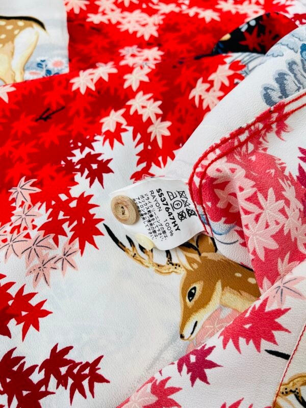 SUN SURF HAWAIIN SHIRT "DEER AUTUMN LEAVES" - Image 7