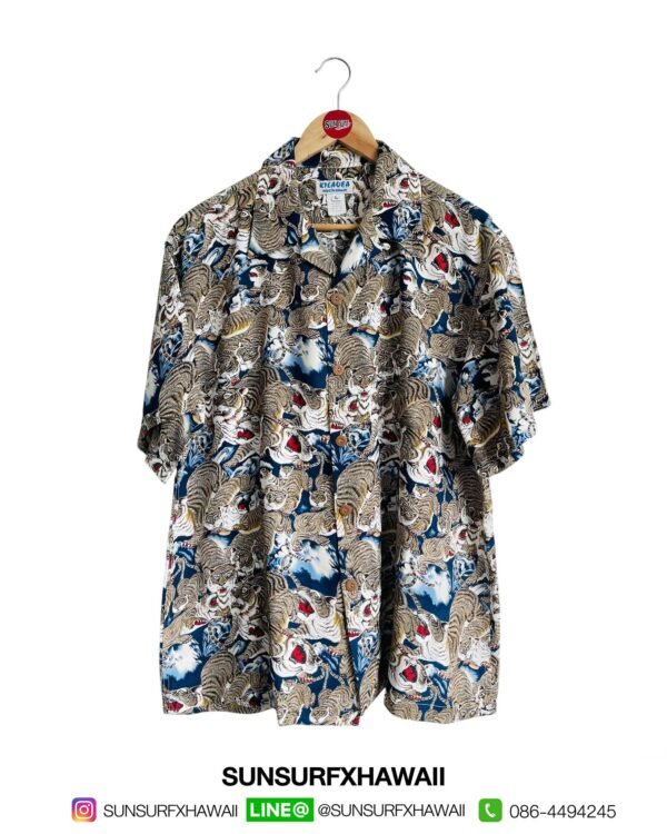 KILAUEA HAWAIIAN SHIRT "THE HUNDRED TIGER "