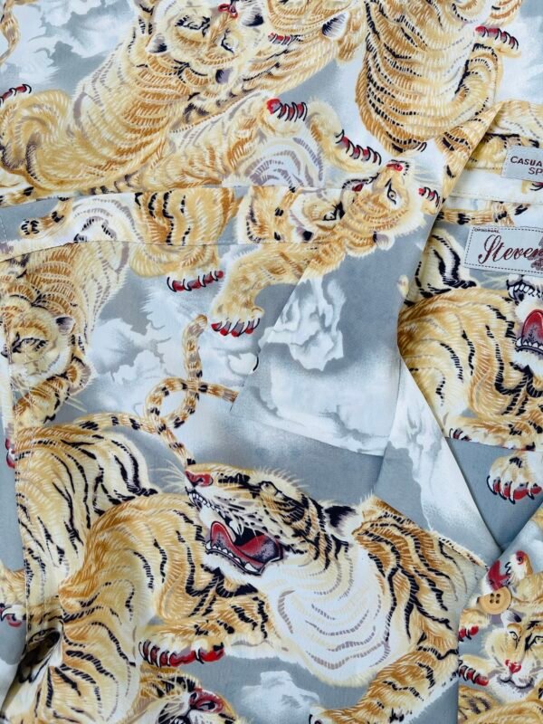 STEVENSON HAWAIIN SHIRT 'ONE HUNDRED TIGERS' - Image 6