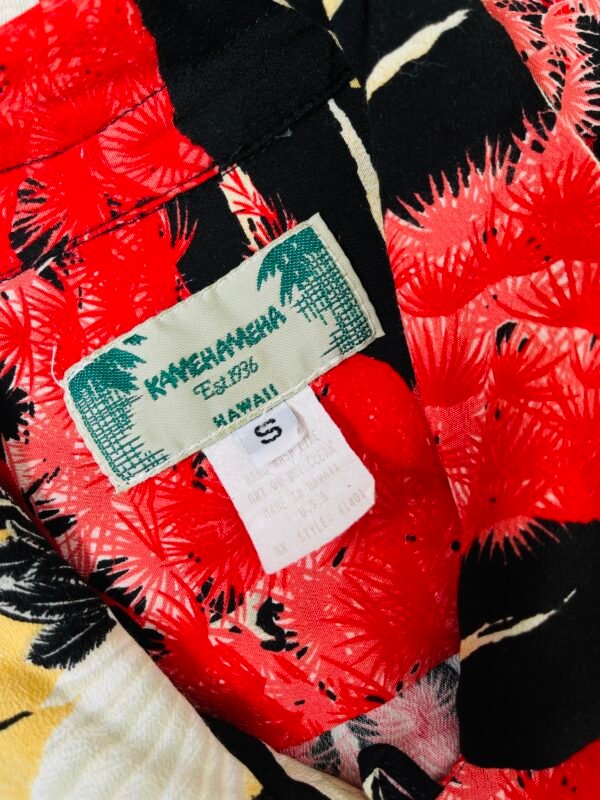 KAMEHAMEHA HAWAIIAN SHIRT " CRANE'S WORD OF COMMAND " - Image 7