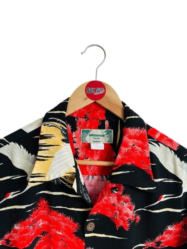 KAMEHAMEHA HAWAIIAN SHIRT " CRANE'S WORD OF COMMAND " - Image 2